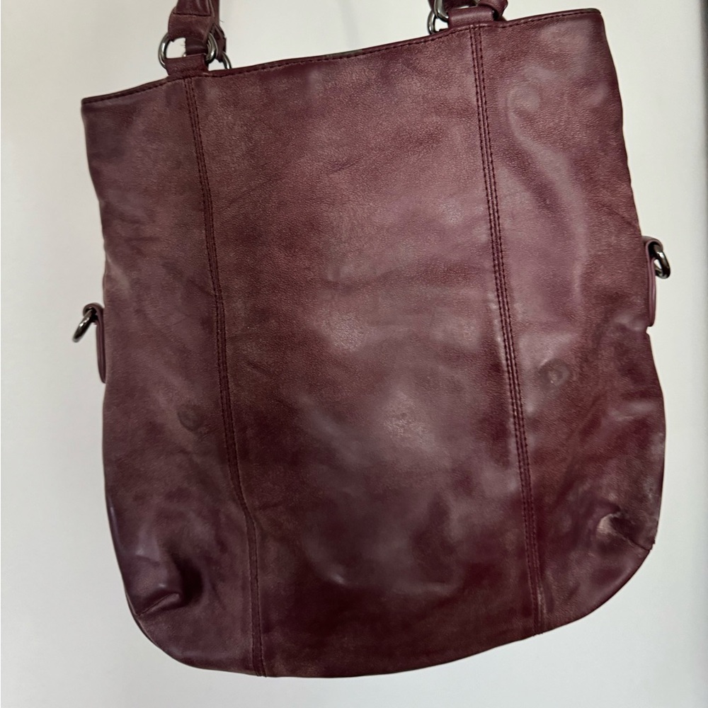 Mauve tote purse